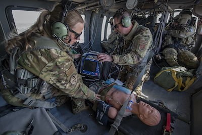 One team, one fight: Army and Air join forces for mass casualty, medevac training