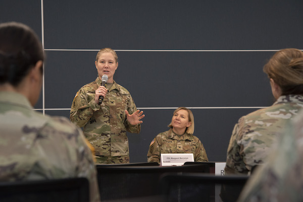 Army Nurse Corps Town Hall Held at USO