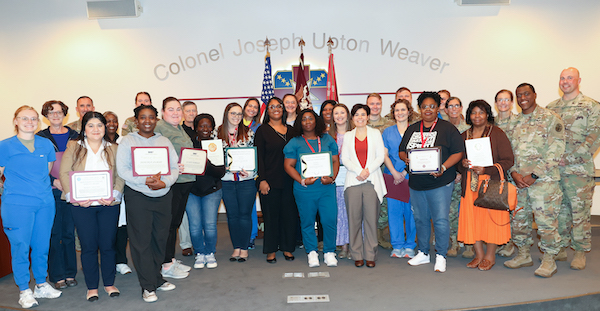 Womack Army Medical Center Recognizes Dedication and Longevity During Monthly Awards