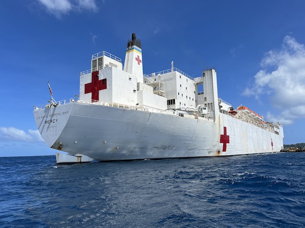 USNS Mercy Arrives in Chuuk, Federated States of Micronesia