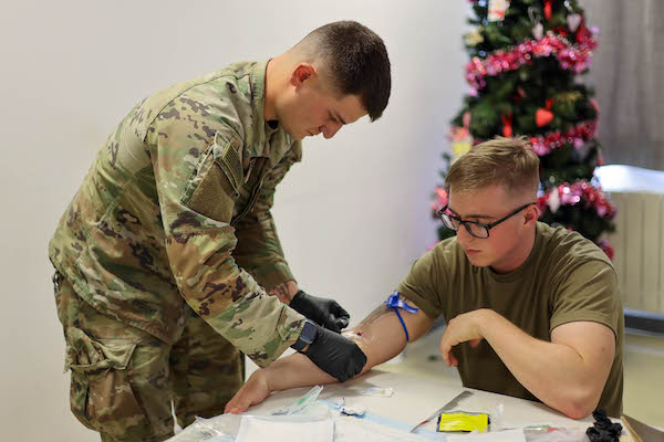 Battlefield Blood Transfusion Training at MK Airbase