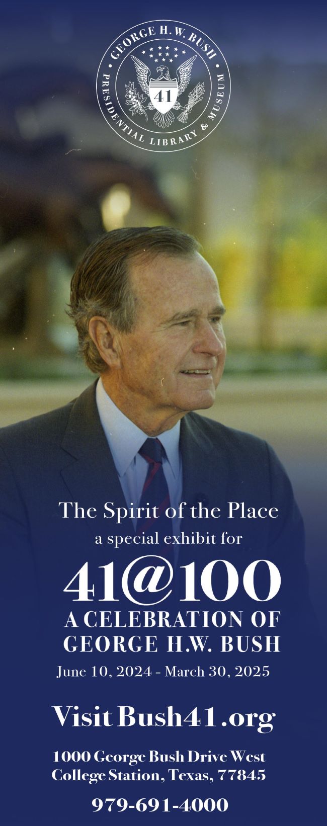 George HW Bush Pres.Liab & Mus-June 2024 thru Mar 2025-650pix