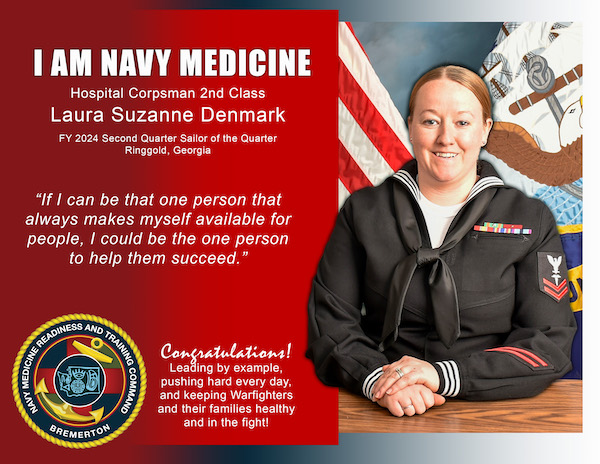 I am Navy Medicine – HM2 Laura Suzanne Denmark – at NMRTC Bremerton