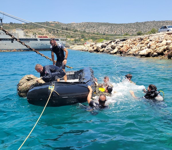 Landstuhl Regional Medical Center Soldiers take part in Maritime Medical Combat Training in Greece