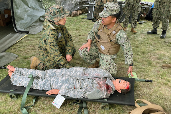 Expeditionary Medical Facility Kilo Sailors hone skills at Global Medic 24