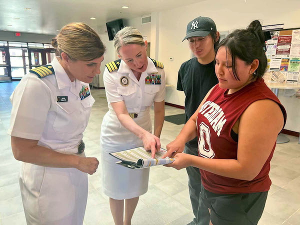 Navy Medicine inspires future medical professionals during first visit to Navajo Technical University