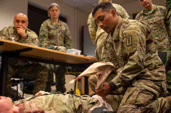 NATO allied medics come together to participate in multilateral training engagement