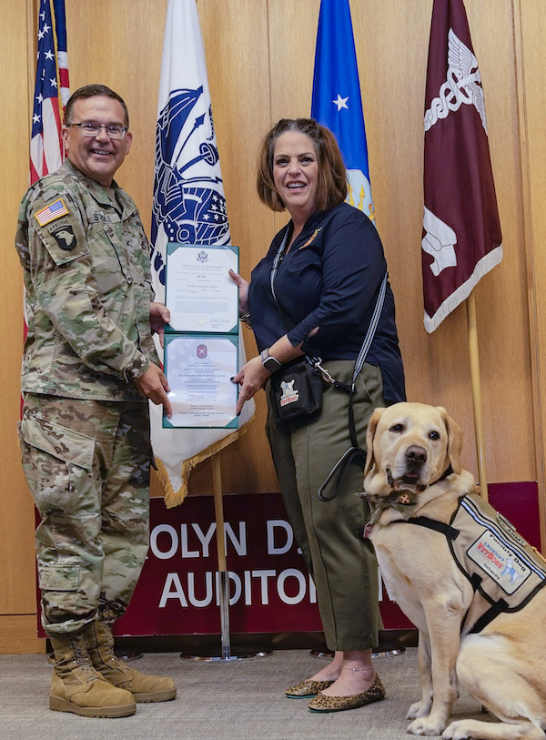 BAMC holds special promotion ceremony for three four-legged service members