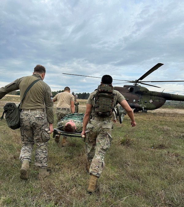 Pathfinder attends first U.S. and Serbia medical training event