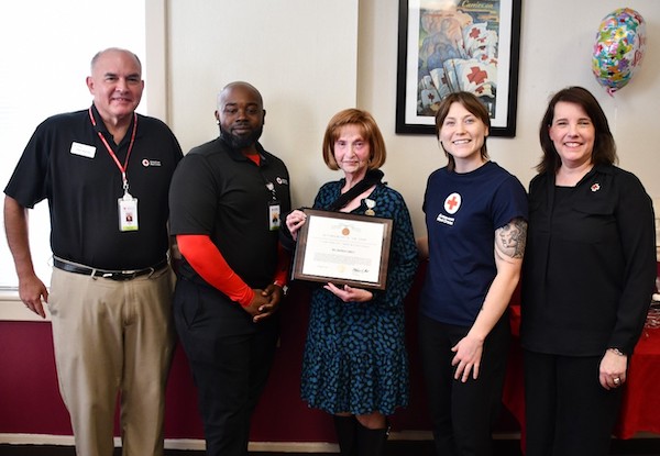 Commendation Medal Awarded to Womack’s Red Cross Lead