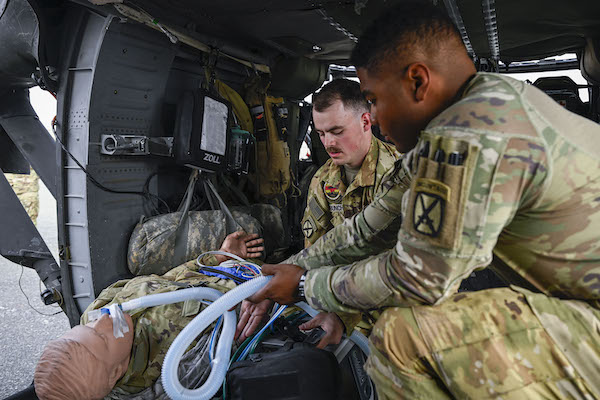 Joint forces train for critical medical evacuations