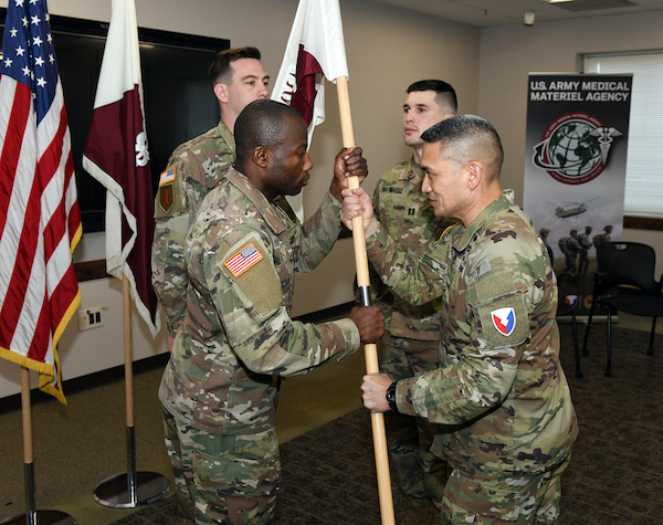 USAMMA holds detachment change of command ceremony