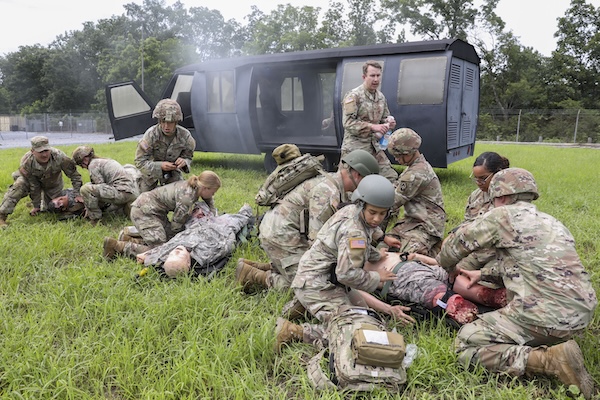 From crash to care medics train for the fight