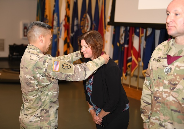 Army MEDLOG leader recognized with O2M3 induction