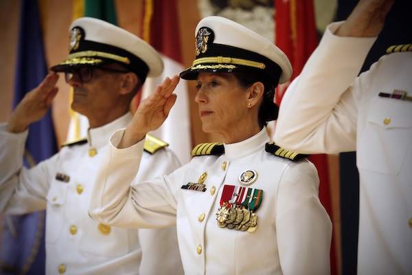 Naval Medical Research Command Holds Change of Command