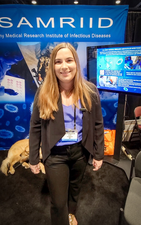 Research scientists share first-time experience, forge connections at military health symposium