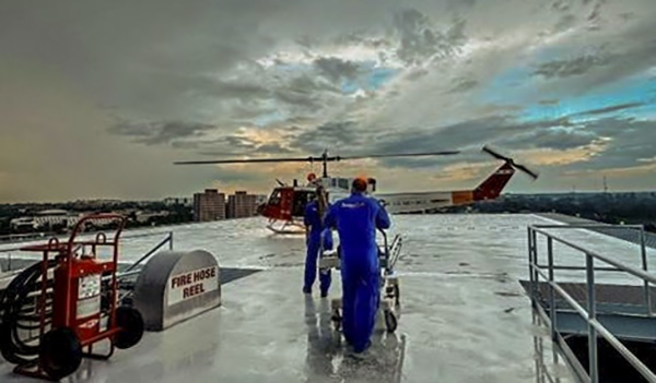 Test wing’s life flight helps save child’s limb